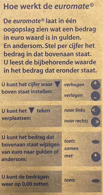 NEDAP euromate instructions