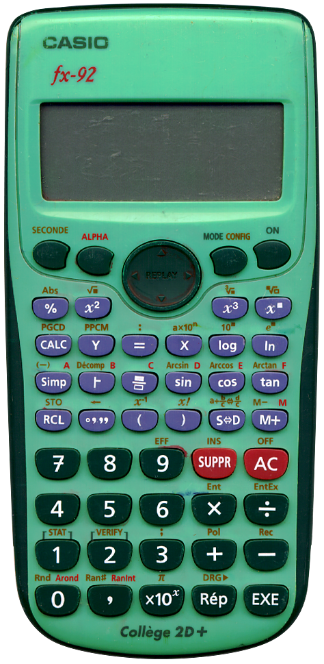 CASIO fx-92 Collège 2D+